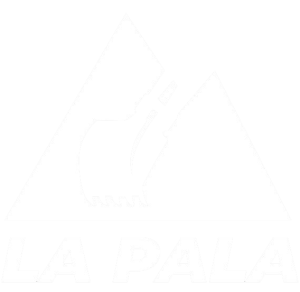 La pala logo negativo